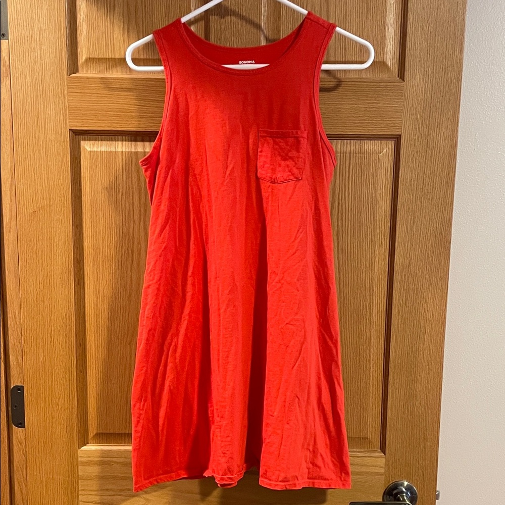 Sonoma Vibrant Red Dress